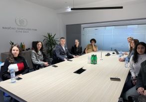 Study visit of MONTEB students to the Science and Technology Park of Montenegro