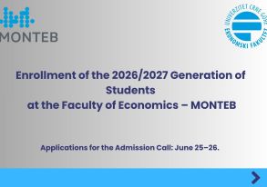 Second Call For Applications MONTEB - For International Students